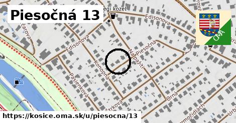 Piesočná 13, Košice