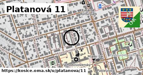 Platanová 11, Košice