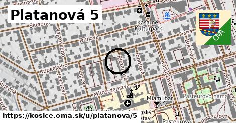 Platanová 5, Košice