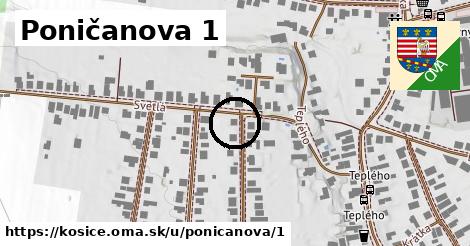 Poničanova 1, Košice