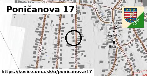 Poničanova 17, Košice