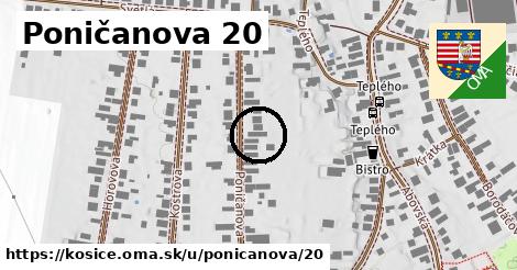 Poničanova 20, Košice