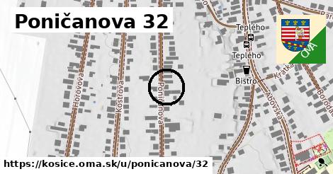 Poničanova 32, Košice