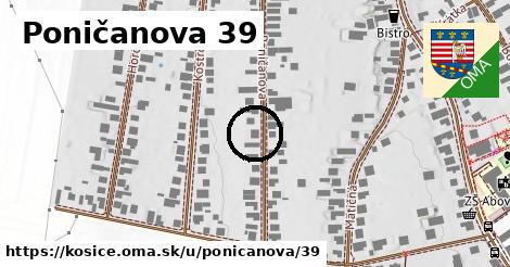Poničanova 39, Košice