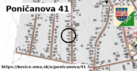 Poničanova 41, Košice