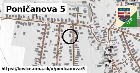 Poničanova 5, Košice