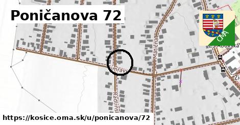 Poničanova 72, Košice