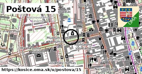 Poštová 15, Košice
