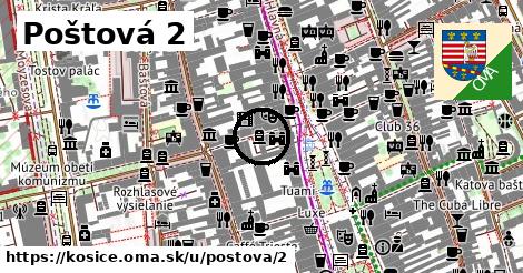 Poštová 2, Košice