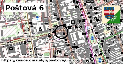 Poštová 6, Košice