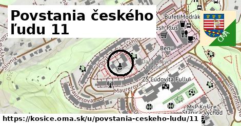 Povstania českého ľudu 11, Košice