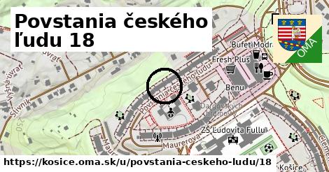 Povstania českého ľudu 18, Košice
