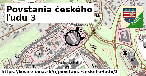 Povstania českého ľudu 3, Košice