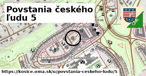 Povstania českého ľudu 5, Košice