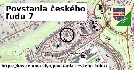 Povstania českého ľudu 7, Košice