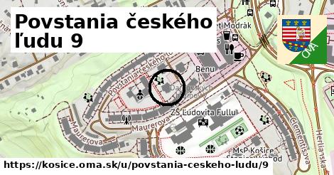 Povstania českého ľudu 9, Košice