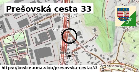 Prešovská cesta 33, Košice