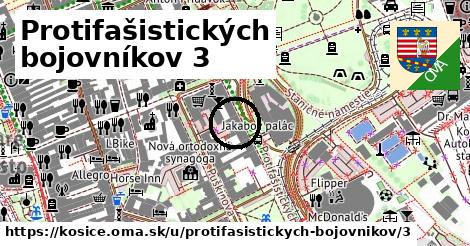 Protifašistických bojovníkov 3, Košice