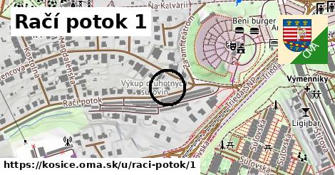 Račí potok 1, Košice