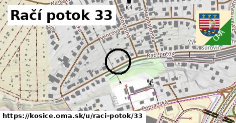 Račí potok 33, Košice