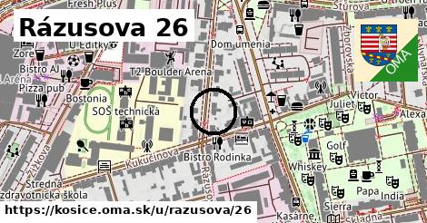 Rázusova 26, Košice