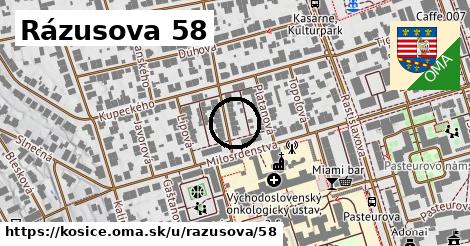Rázusova 58, Košice