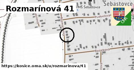 Rozmarínová 41, Košice