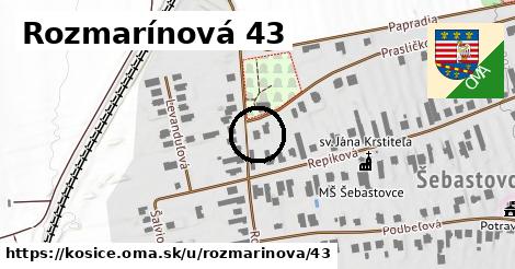 Rozmarínová 43, Košice