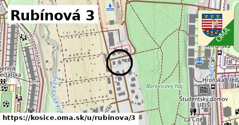 Rubínová 3, Košice