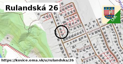 Rulandská 26, Košice