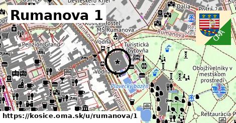 Rumanova 1, Košice