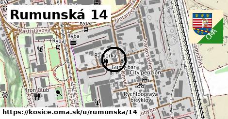 Rumunská 14, Košice