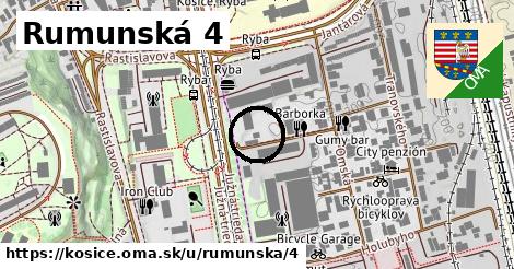 Rumunská 4, Košice