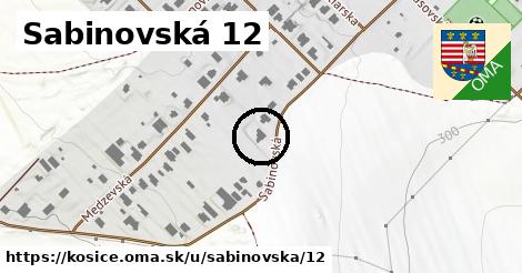 Sabinovská 12, Košice