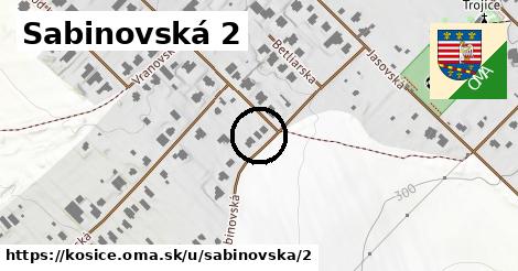 Sabinovská 2, Košice