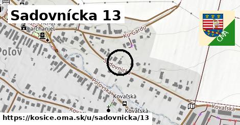 Sadovnícka 13, Košice