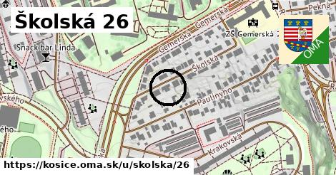 Školská 26, Košice