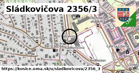 Sládkovičova 2356/3, Košice