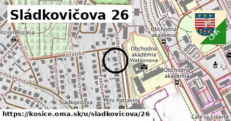 Sládkovičova 26, Košice