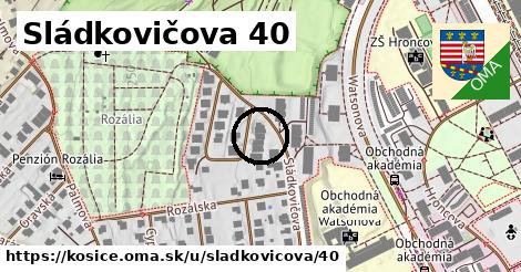 Sládkovičova 40, Košice