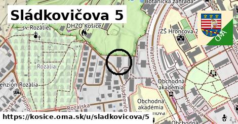 Sládkovičova 5, Košice