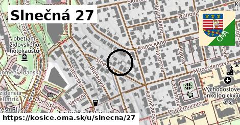 Slnečná 27, Košice