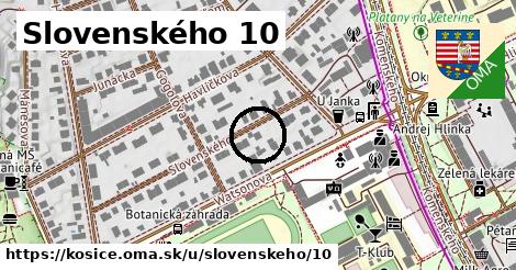 Slovenského 10, Košice