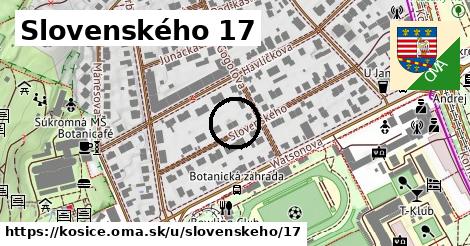 Slovenského 17, Košice