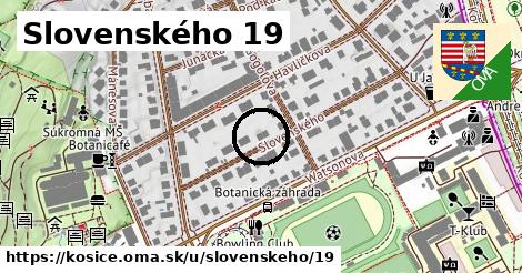 Slovenského 19, Košice