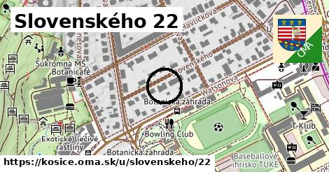 Slovenského 22, Košice