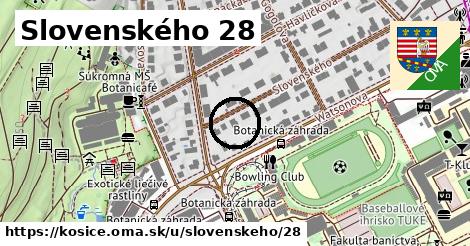 Slovenského 28, Košice