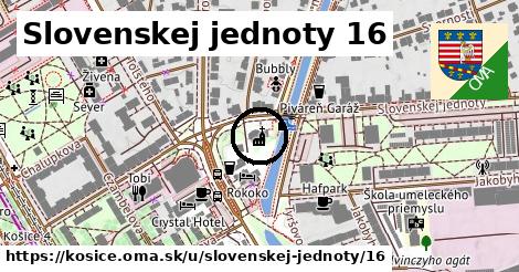 Slovenskej jednoty 16, Košice