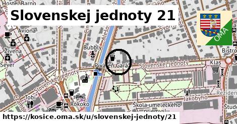 Slovenskej jednoty 21, Košice
