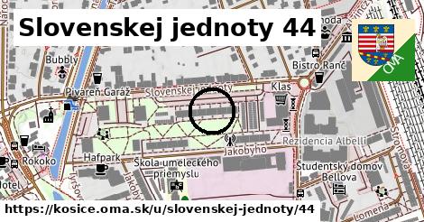 Slovenskej jednoty 44, Košice